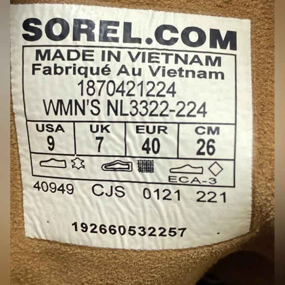 Sorel Women's Evie Lug Sole Lace Lace-Up Boots Size 9 NWT MSRP $150 - Picture 12 of 12